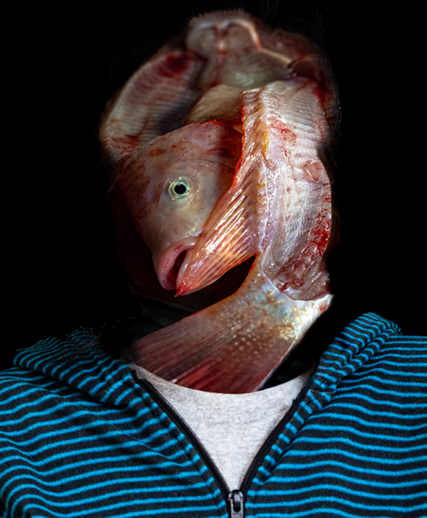 Surreal portrait composite